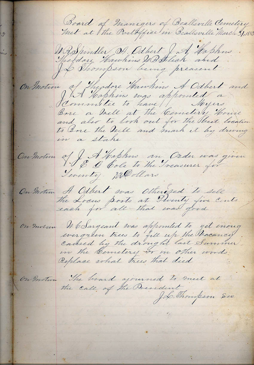 minute book